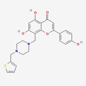 molecular formula C25H24N2O5S B11933143 Parp1-IN-5 