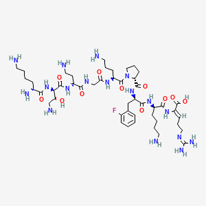 molecular formula C47H80FN17O11 B11933164 NOSO-502 