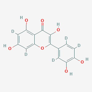 molecular formula C15H10O7 B11933202 Quercetin D5 