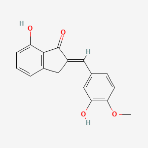 molecular formula C17H14O4 B11933220 TNF-alpha-IN-9 