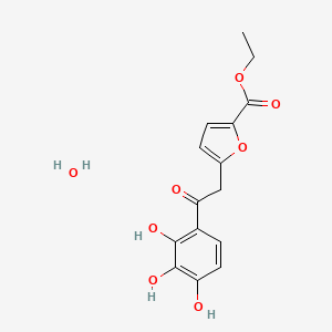 molecular formula C15H16O8 B11933253 MMG-11 quarterhydrate 