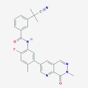 molecular formula C26H22FN5O2 B11933275 GNE-9815 