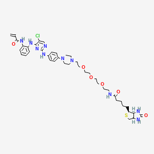 molecular formula C41H55ClN10O6S B11933313 TL13-68 
