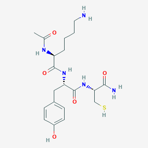 molecular formula C20H31N5O5S B11933335 N-acetyl lysyltyrosylcysteine amide 