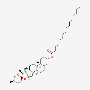 molecular formula C43H72O4 B11933341 Diosgenin palmitate 