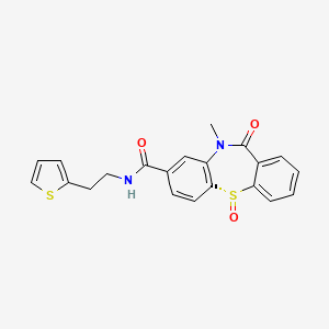 molecular formula C21H20N2O3S2 B1193335 ML321 