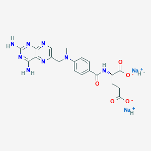 molecular formula C20H22N8Na2O5-2 B11933352 disodium;(2S)-2-[[4-[(2,4-diaminopteridin-6-yl)methyl-methylamino]benzoyl]amino]pentanedioate;hydride 