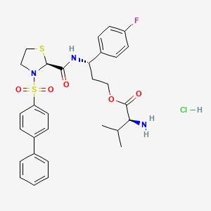 molecular formula C30H35ClFN3O5S2 B1193340 Ebopiprant hydrochloride CAS No. 2005486-32-6