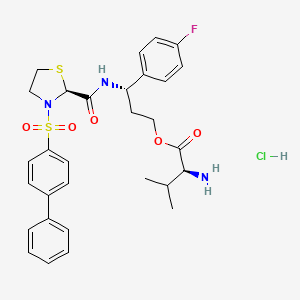 molecular formula C30H34FN3O5S2 B1193340 Unii-6FZ1650ntc CAS No. 2005486-32-6