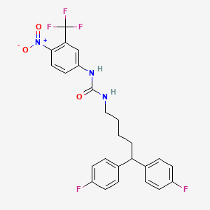 molecular formula C25H22F5N3O3 B11933420 FGFR1 inhibitor-2 