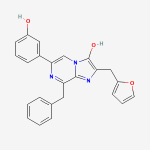 molecular formula C24H19N3O3 B11933442 Hydrofurimazine 