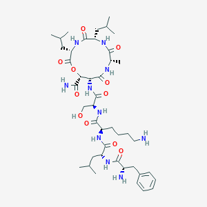 molecular formula C43H70N10O11 B11933462 Clovibactin 