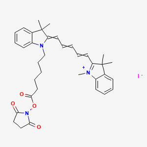 molecular formula C36H42IN3O4 B11933585 Cyanine5 NHS ester iodide 