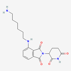 molecular formula C19H24N4O4 B11933591 Thalidomide-NH-C6-NH2 