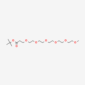 molecular formula C18H36O8 B11933619 m-PEG6-Boc 