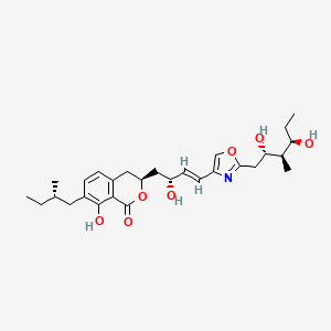 molecular formula C28H39NO7 B1193363 Noricumazole A 