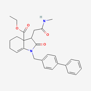 molecular formula C27H30N2O4 B11933710 Fumarase-IN-1 