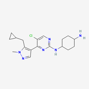 molecular formula C18H25ClN6 B11933735 BTX-A51 