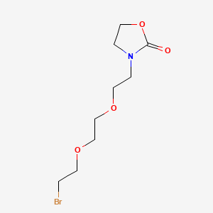 molecular formula C9H16BrNO4 B11933869 Br-PEG2-oxazolidin-2-one 