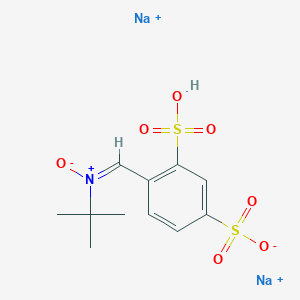 molecular formula C11H14NNa2O7S2+ B11933897 NXY-059 (Cerovive) 
