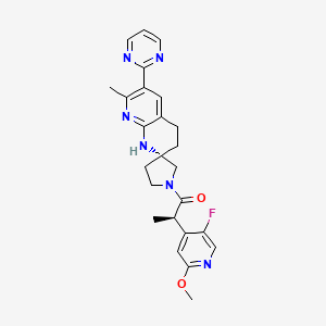 molecular formula C25H27FN6O2 B11933947 (2R,2R)-PF-07258669 