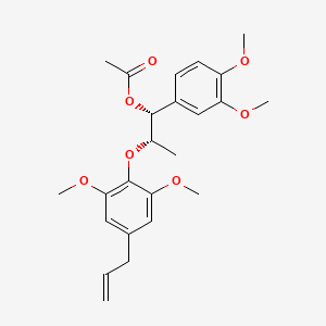 molecular formula C24H30O7 B11934001 Maceneolignan H 