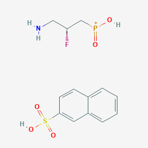 molecular formula C13H16FNO5PS+ B11934014 Lesogaberan napadisylate 