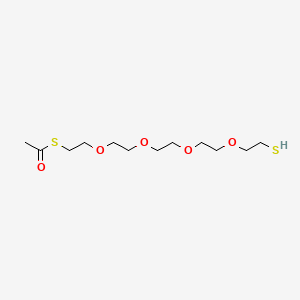 molecular formula C12H24O5S2 B11934035 S-acetyl-PEG4-Thiol 