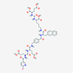 molecular formula C49H55FN8O16 B11934056 18F-Psma 1007 