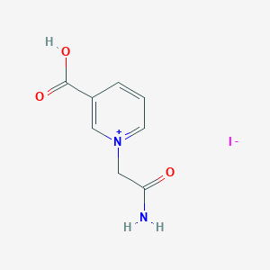 molecular formula C8H9IN2O3 B11934074 1-Carbamoylmethyl-3-carboxy-pyridinium iodide 
