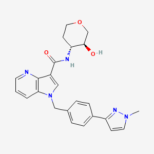 molecular formula C24H25N5O3 B1193410 PF-06764427 