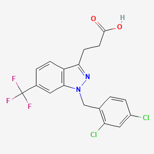 molecular formula C18H13Cl2F3N2O2 B11934105 H2-Gamendazole 