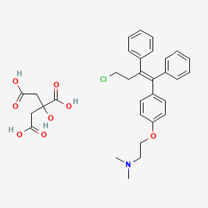 molecular formula C32H36ClNO8 B11934126 GTx 006;Z-Toremifene 