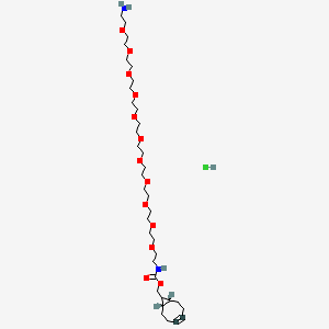 molecular formula C35H65ClN2O13 B11934157 endo-BCN-PEG12-NH2 hydrochloride 