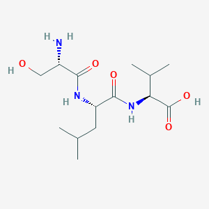 molecular formula C14H27N3O5 B11934216 L-Seryl-L-leucyl-L-valine 
