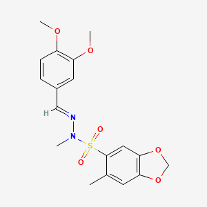 molecular formula C18H20N2O6S B11934277 LASSBio-1632 