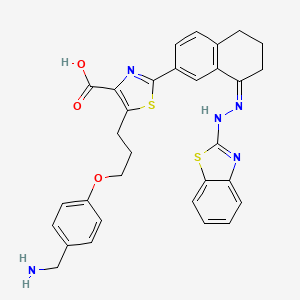 molecular formula C31H29N5O3S2 B11934303 Wehi-539 CAS No. 1431866-33-9