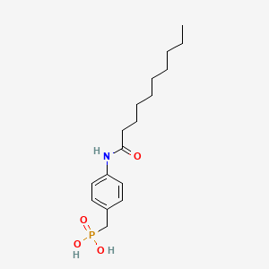 molecular formula C17H28NO4P B11934329 (4-Decanamidobenzyl)phosphonic acid 