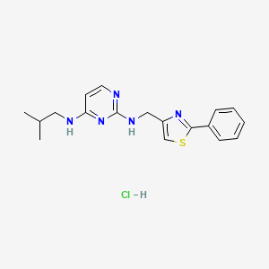 molecular formula C18H22ClN5S B1193437 KHS101 hydrochloride CAS No. 321695-37-8