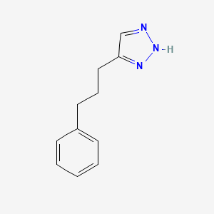 molecular formula C11H13N3 B1193440 5-(3-苯基丙基)-1H-1,2,3-三唑 CAS No. 1529779-90-5