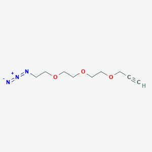 molecular formula C9H15N3O3 B1193441 炔丙基-PEG3-叠氮化物 