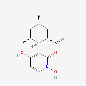 molecular formula C15H21NO3 B1193444 Pyridoxatin CAS No. 135529-30-5