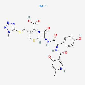 molecular formula C25H24N8NaO7S2+ B11934449 Cefpiramide (sodium) 