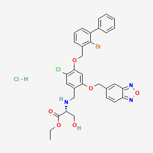 molecular formula C32H30BrCl2N3O6 B11934510 PD-1/PD-L1-IN-23 