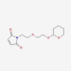 molecular formula C13H19NO5 B11934514 THP-PEG2-Mal 