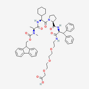 molecular formula C55H67N5O11 B11934537 cIAP1 Ligand-Linker Conjugates 4 