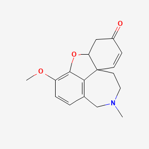 molecular formula C17H19NO3 B11934554 Galanthaminon CAS No. 296237-49-5