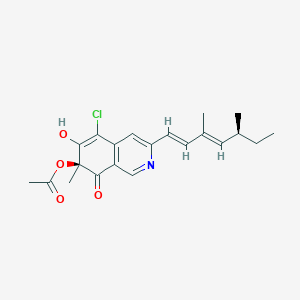 molecular formula C21H24ClNO4 B11934609 Sclerotioramine 
