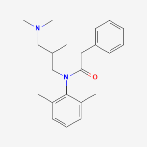N-(3-(Dimethylamino)-2-methylpropyl)-2',6'-dimethyl-2-phenylacetanilide