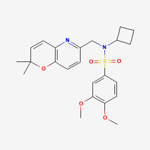 molecular formula C23H28N2O5S B11934739 Arylsulfonamide 64B 
